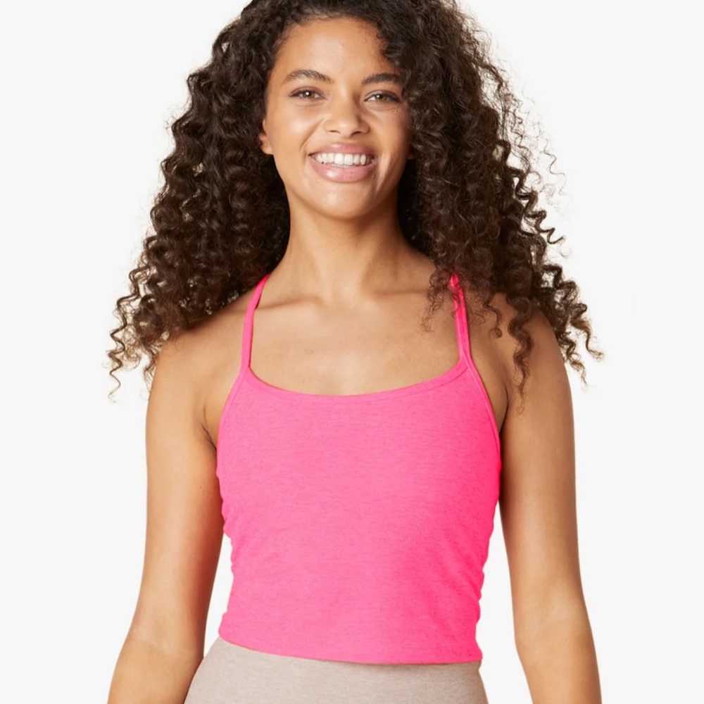 Beyond yoga Spacedye Slim Racerback Cropped Tank